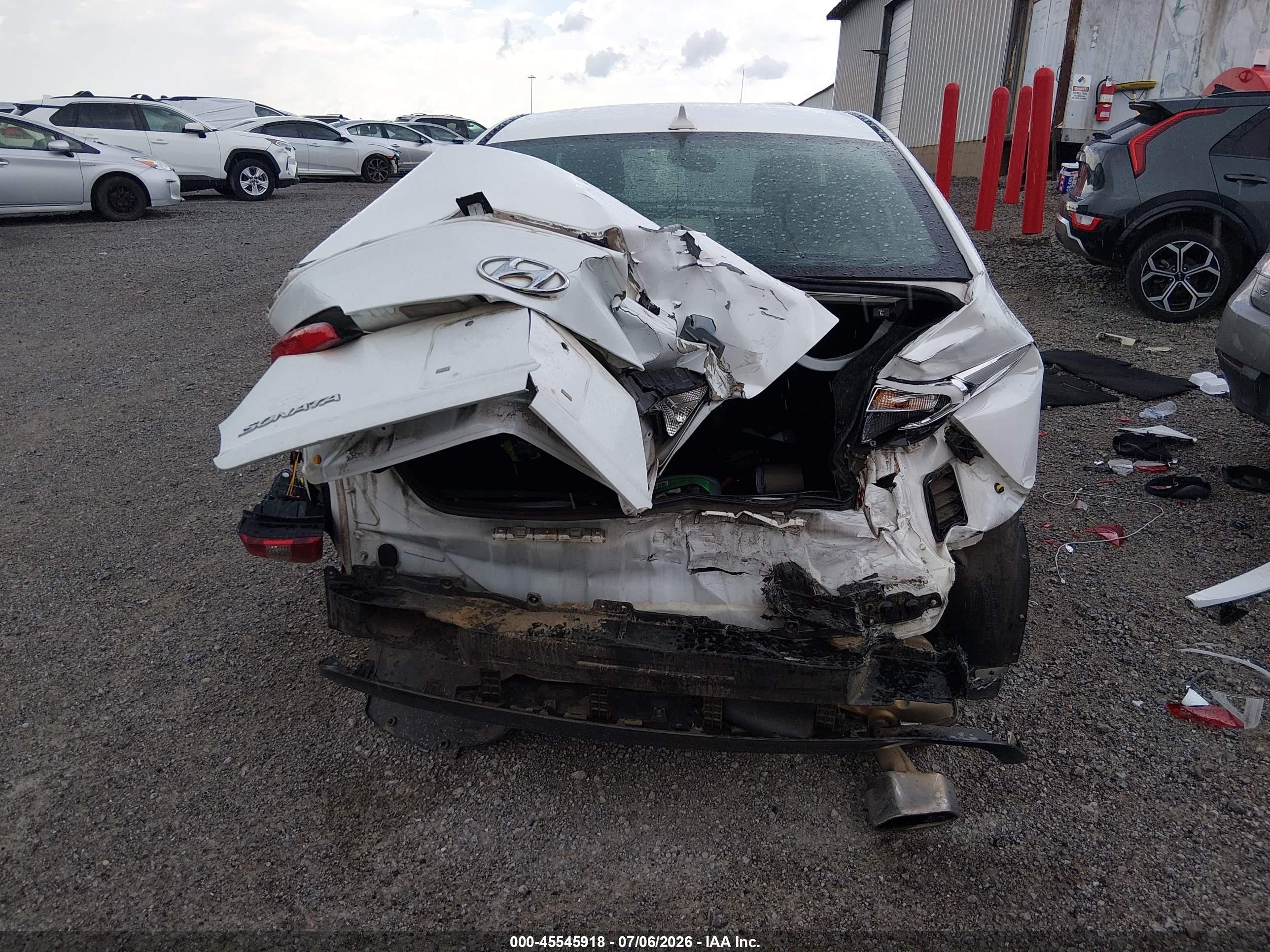 2015 Hyundai Sonata Se White vin: 5NPE24AF3FH242688