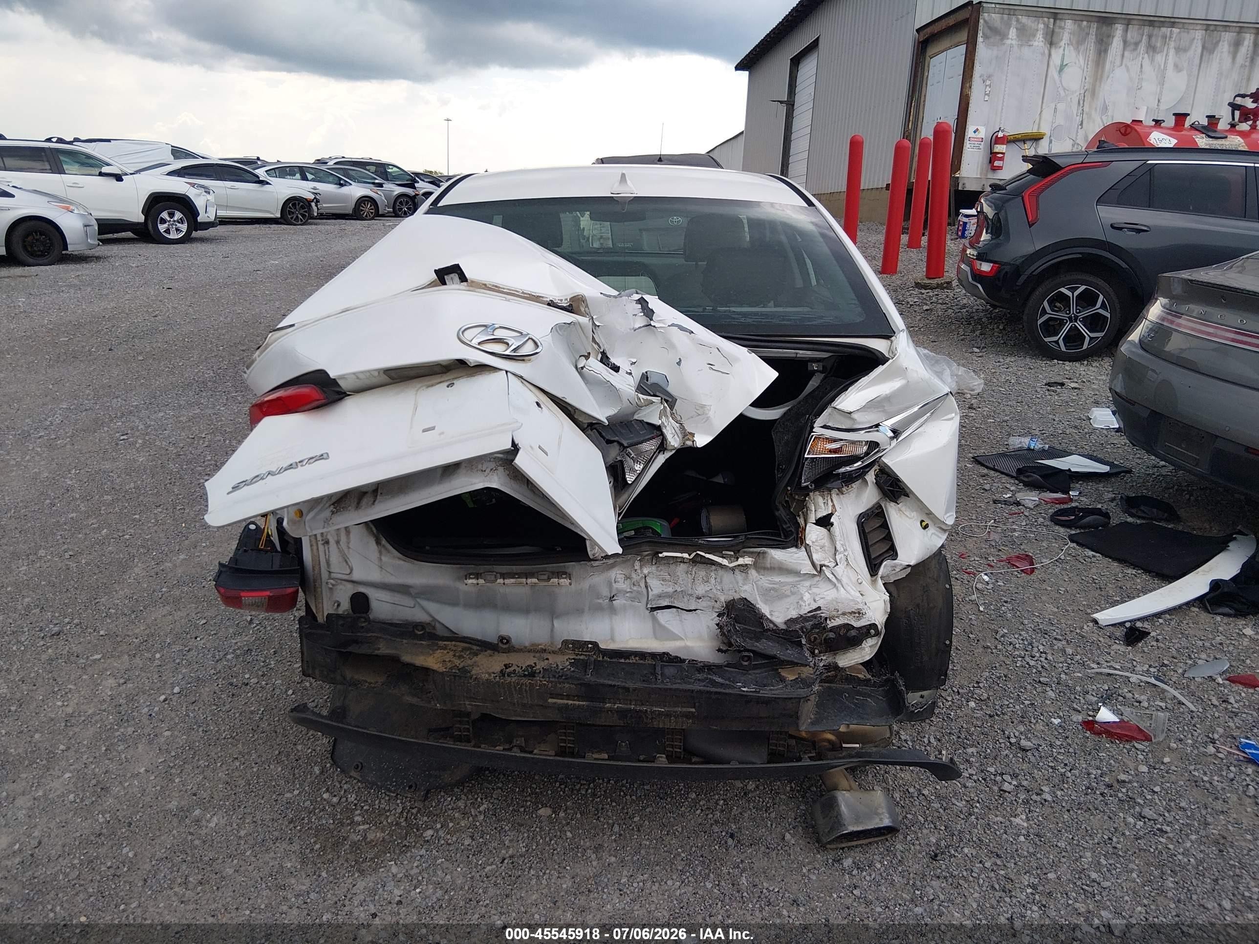2015 Hyundai Sonata Se White vin: 5NPE24AF3FH242688