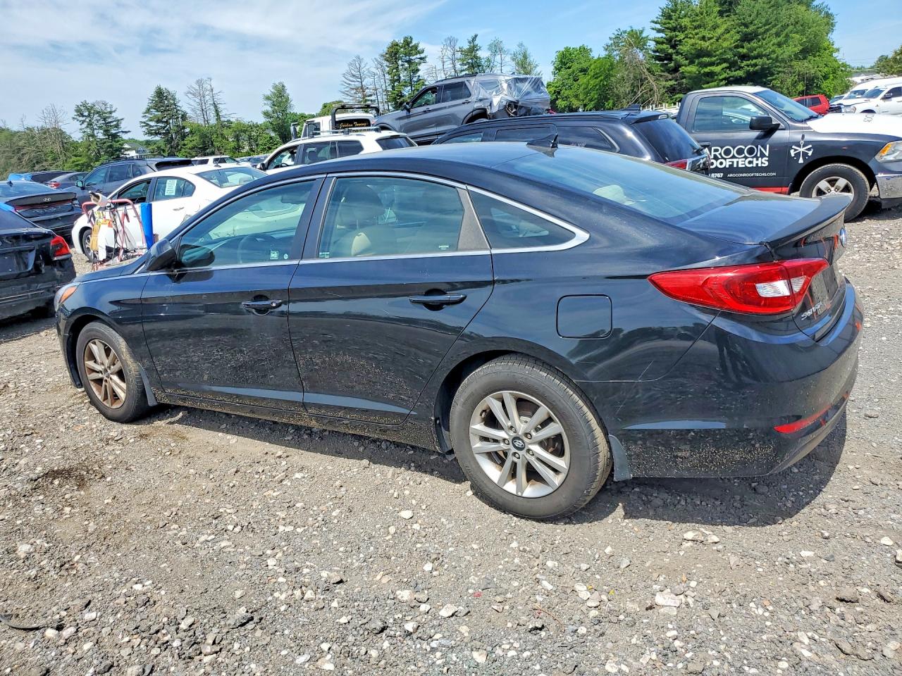 2016 Hyundai Sonata Se Black vin: 5NPE24AF3GH367692