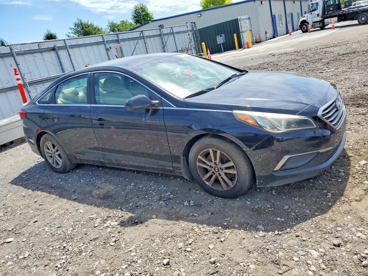 2016 Hyundai Sonata Se Black vin: 5NPE24AF3GH367692