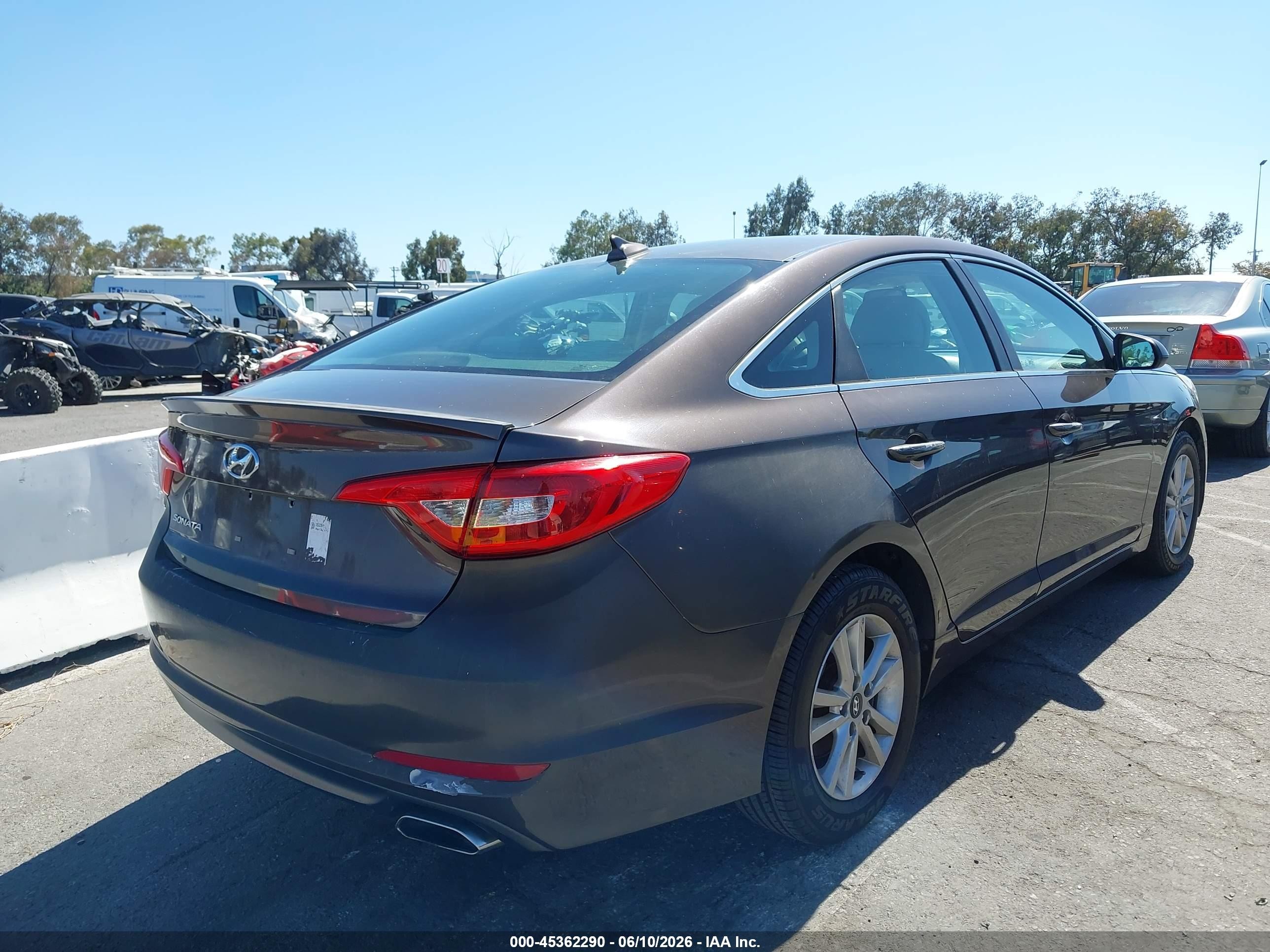 2016 Hyundai Sonata Se Коричневый vin: 5NPE24AF3GH375971