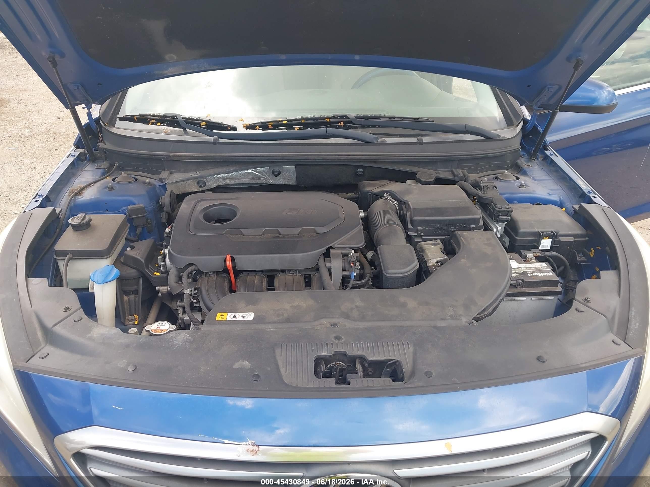 2016 Hyundai Sonata Se Blue vin: 5NPE24AF3GH380751