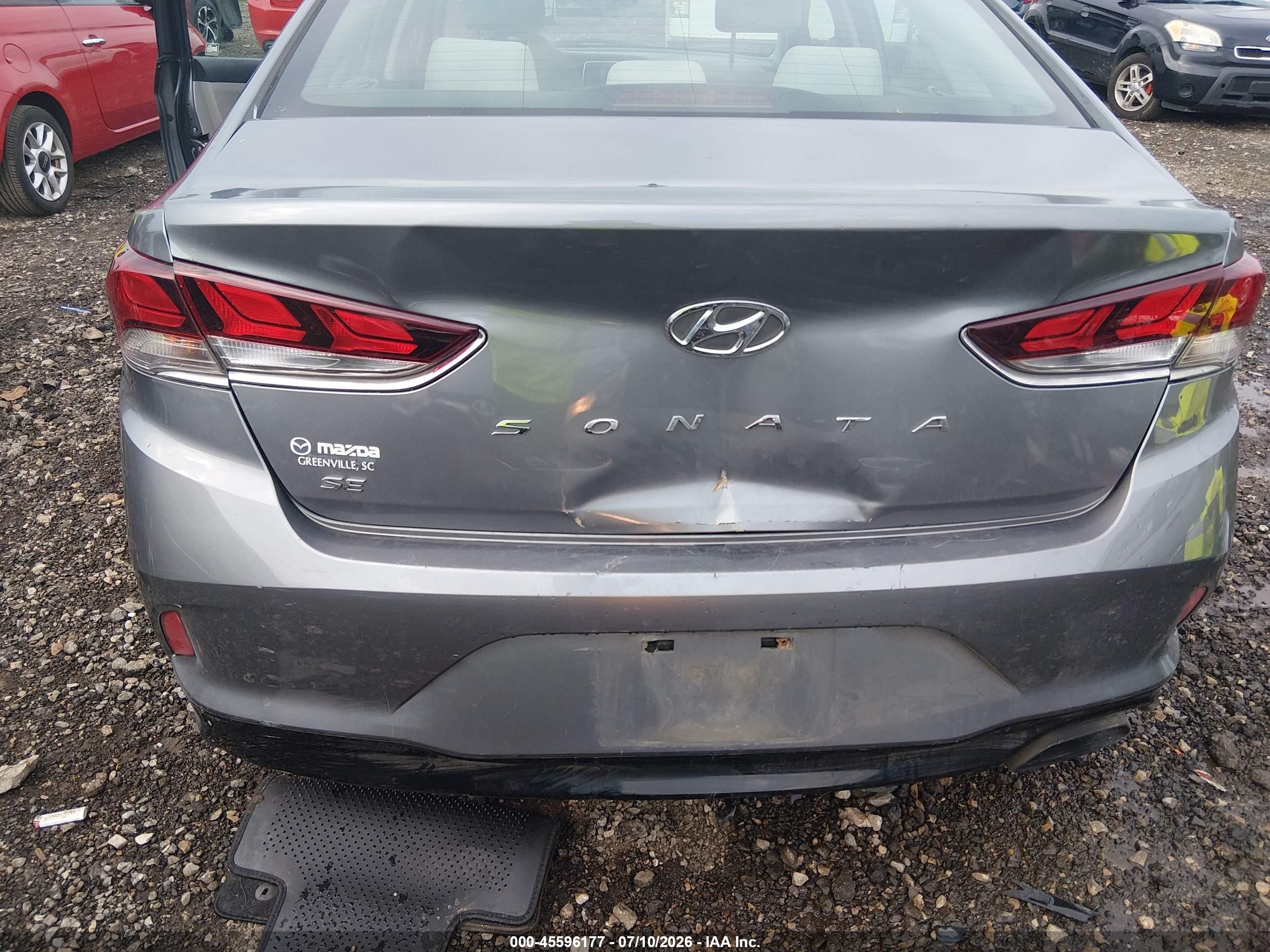 2018 Hyundai Sonata Se Gray vin: 5NPE24AF3JH642629