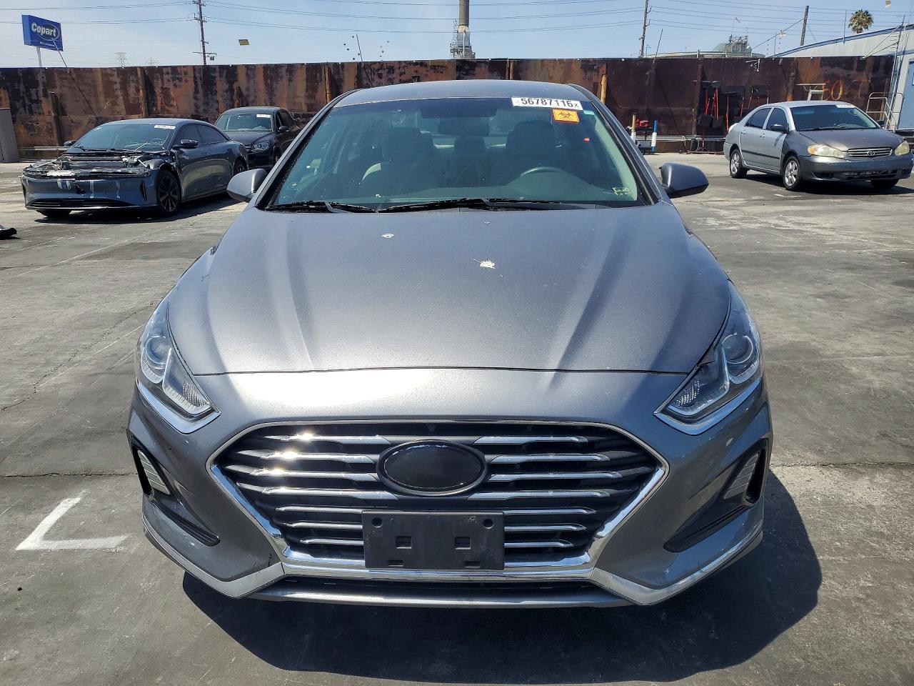 2018 Hyundai Sonata Se Gray vin: 5NPE24AF3JH696335