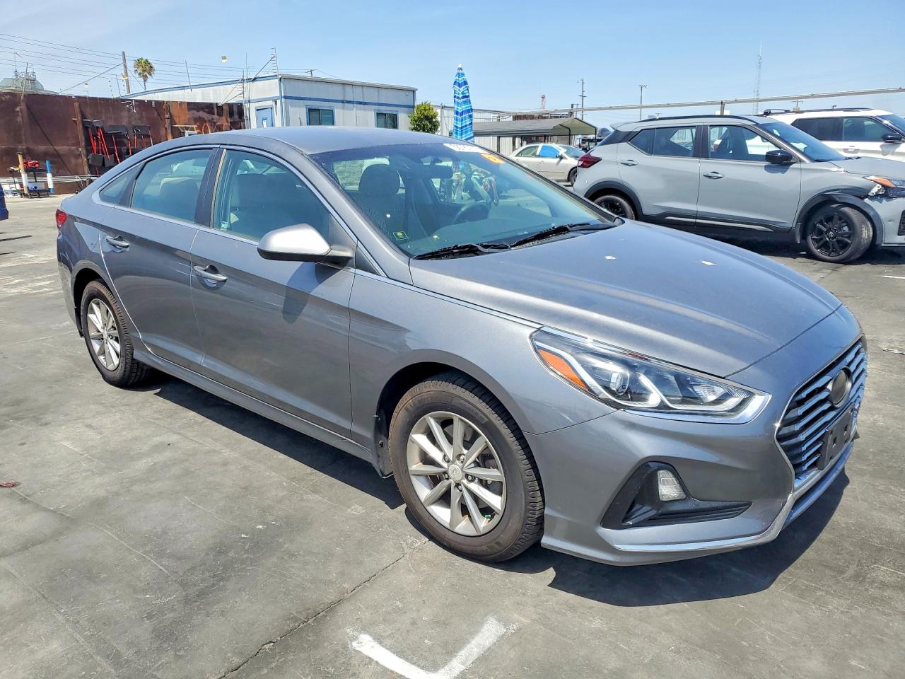 2018 Hyundai Sonata Se Gray vin: 5NPE24AF3JH696335