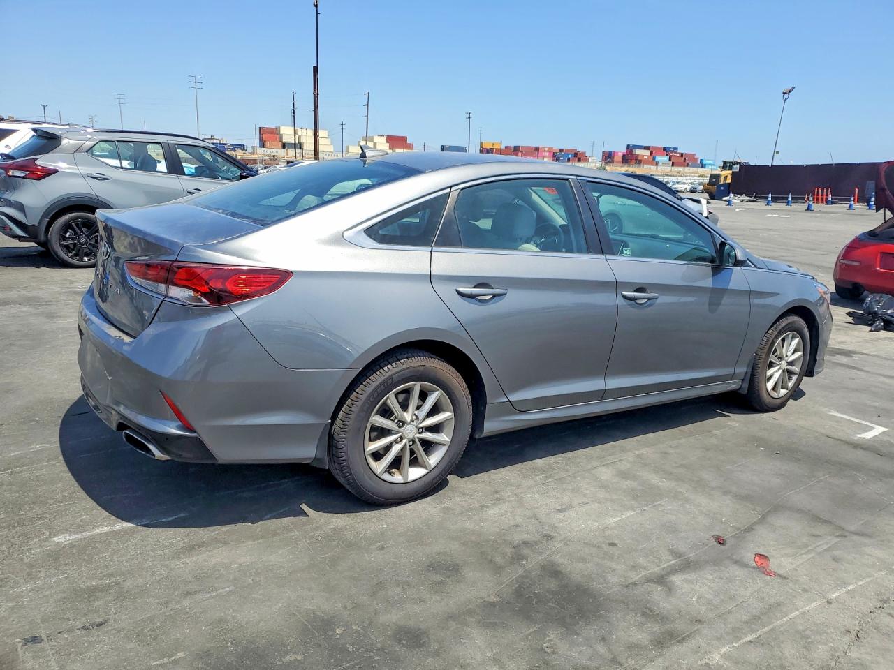 2018 Hyundai Sonata Se Gray vin: 5NPE24AF3JH696335