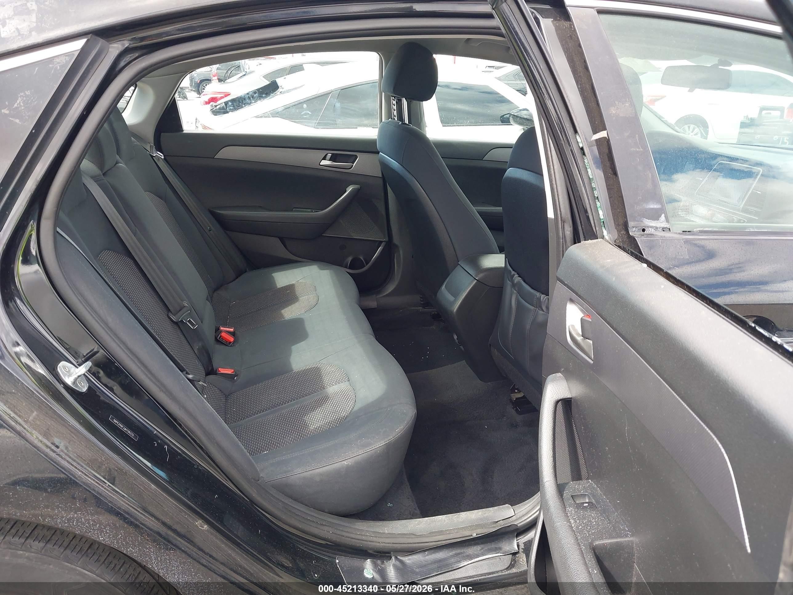 2018 Hyundai Sonata Se Черный vin: 5NPE24AF3JH726272