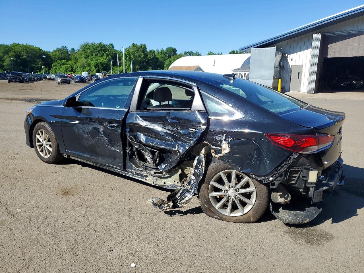 2019 Hyundai Sonata Se Черный vin: 5NPE24AF3KH753537