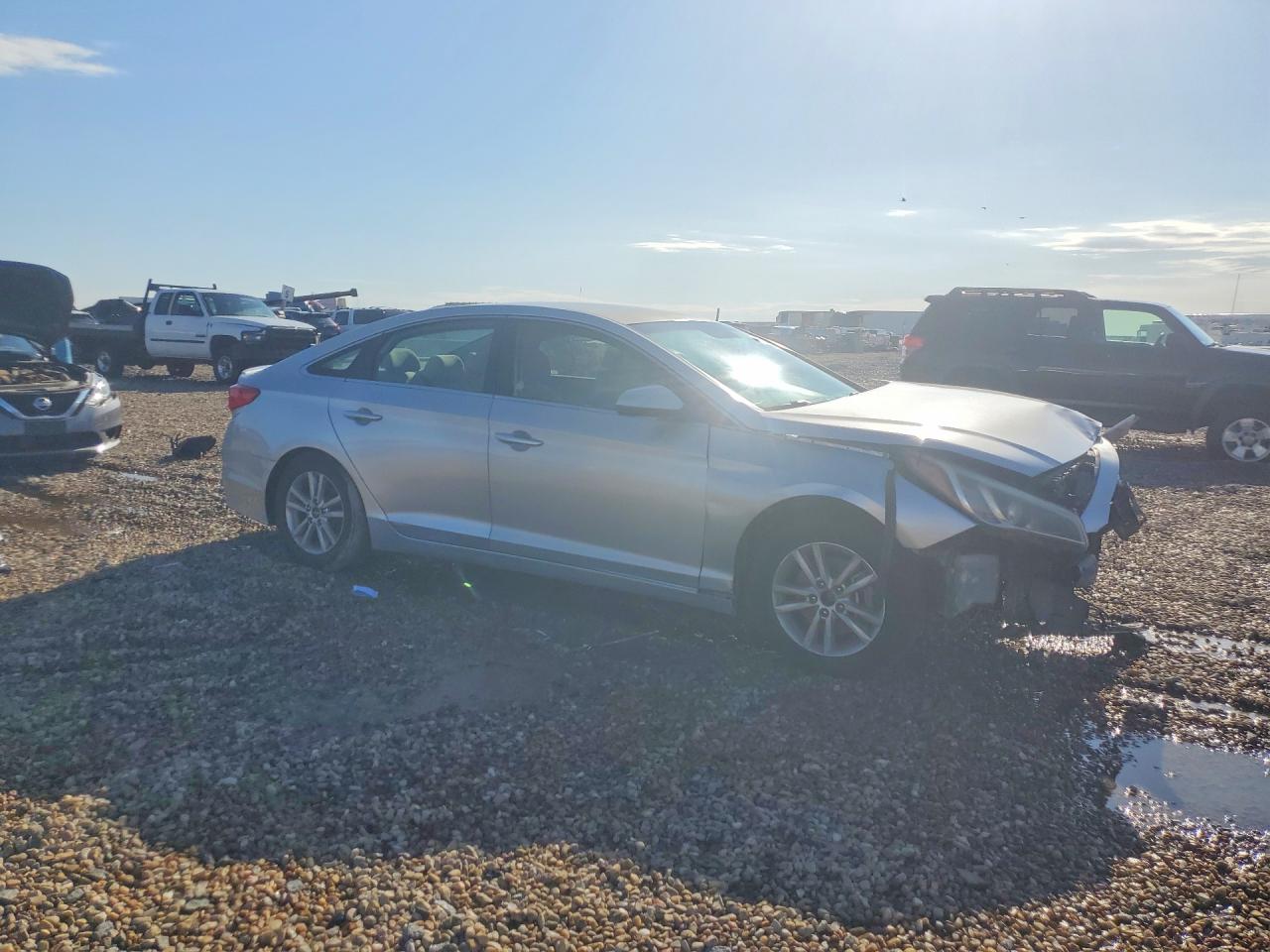 2015 Hyundai Sonata Se Silver vin: 5NPE24AF4FH001481