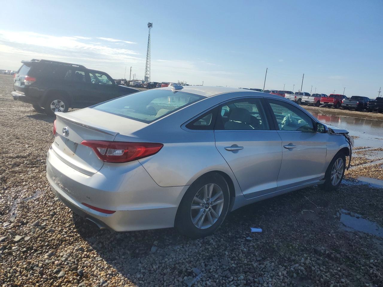2015 Hyundai Sonata Se Silver vin: 5NPE24AF4FH001481