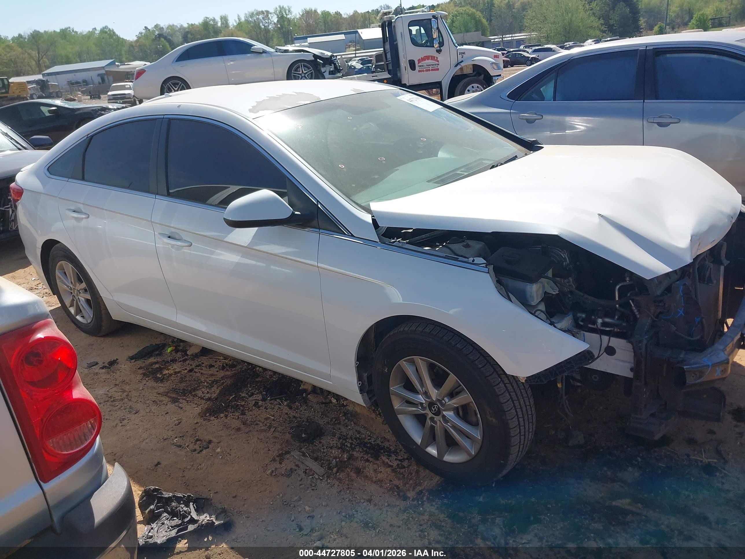 2015 Hyundai Sonata Se Белый vin: 5NPE24AF4FH008639