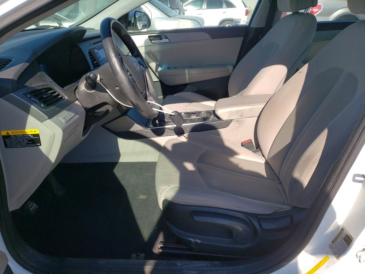 2015 Hyundai Sonata Se White vin: 5NPE24AF4FH010634