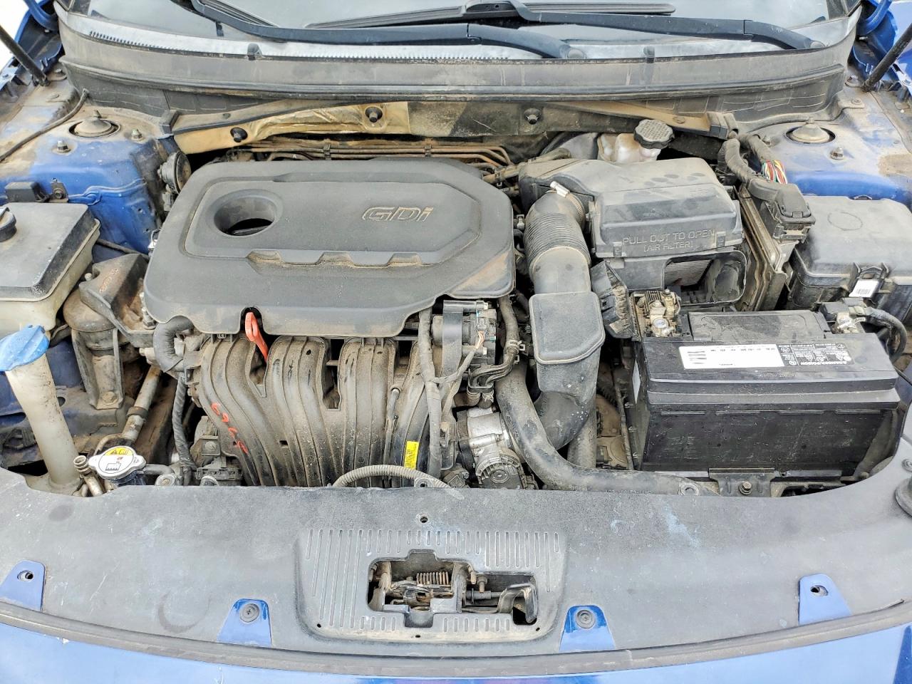2015 Hyundai Sonata Se Blue vin: 5NPE24AF4FH041558