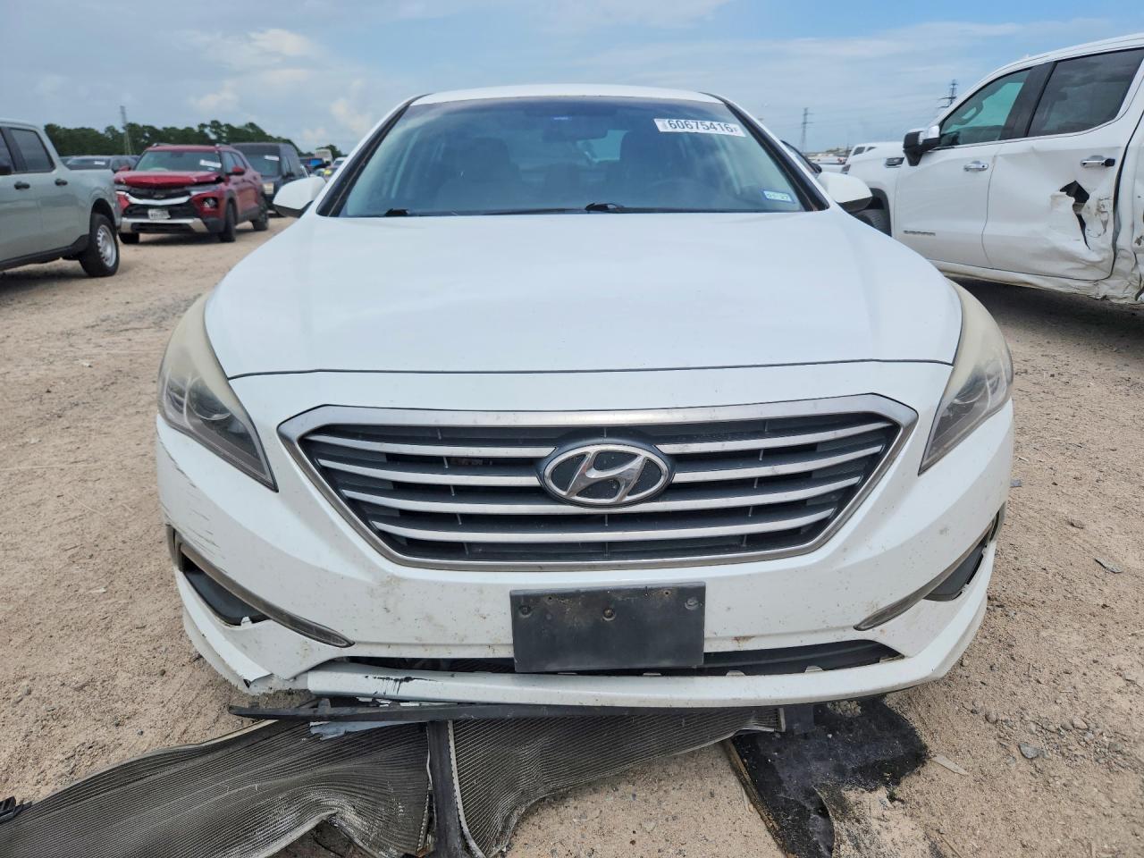 2015 Hyundai Sonata Se Белый vin: 5NPE24AF4FH045027