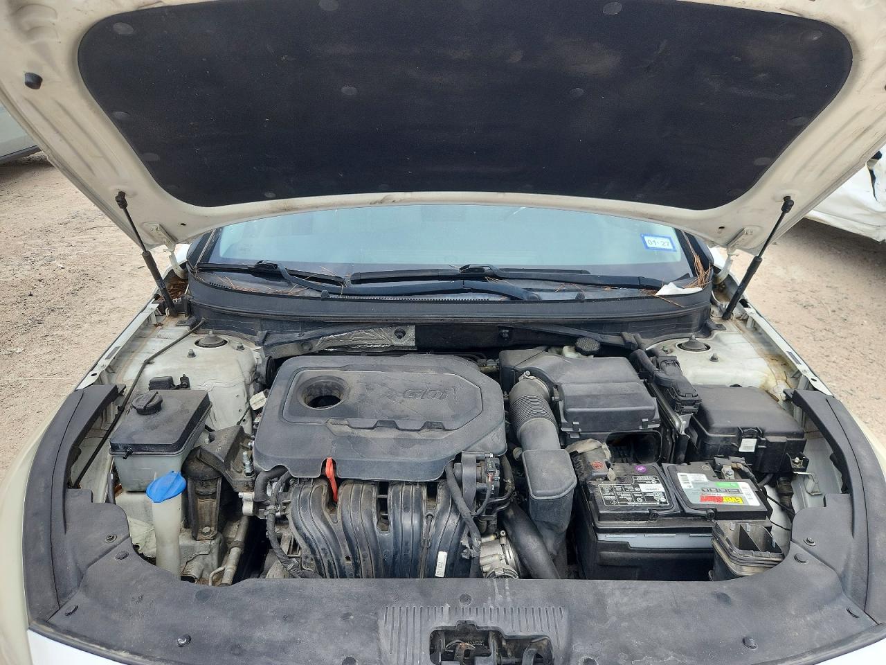 2015 Hyundai Sonata Se Белый vin: 5NPE24AF4FH045027