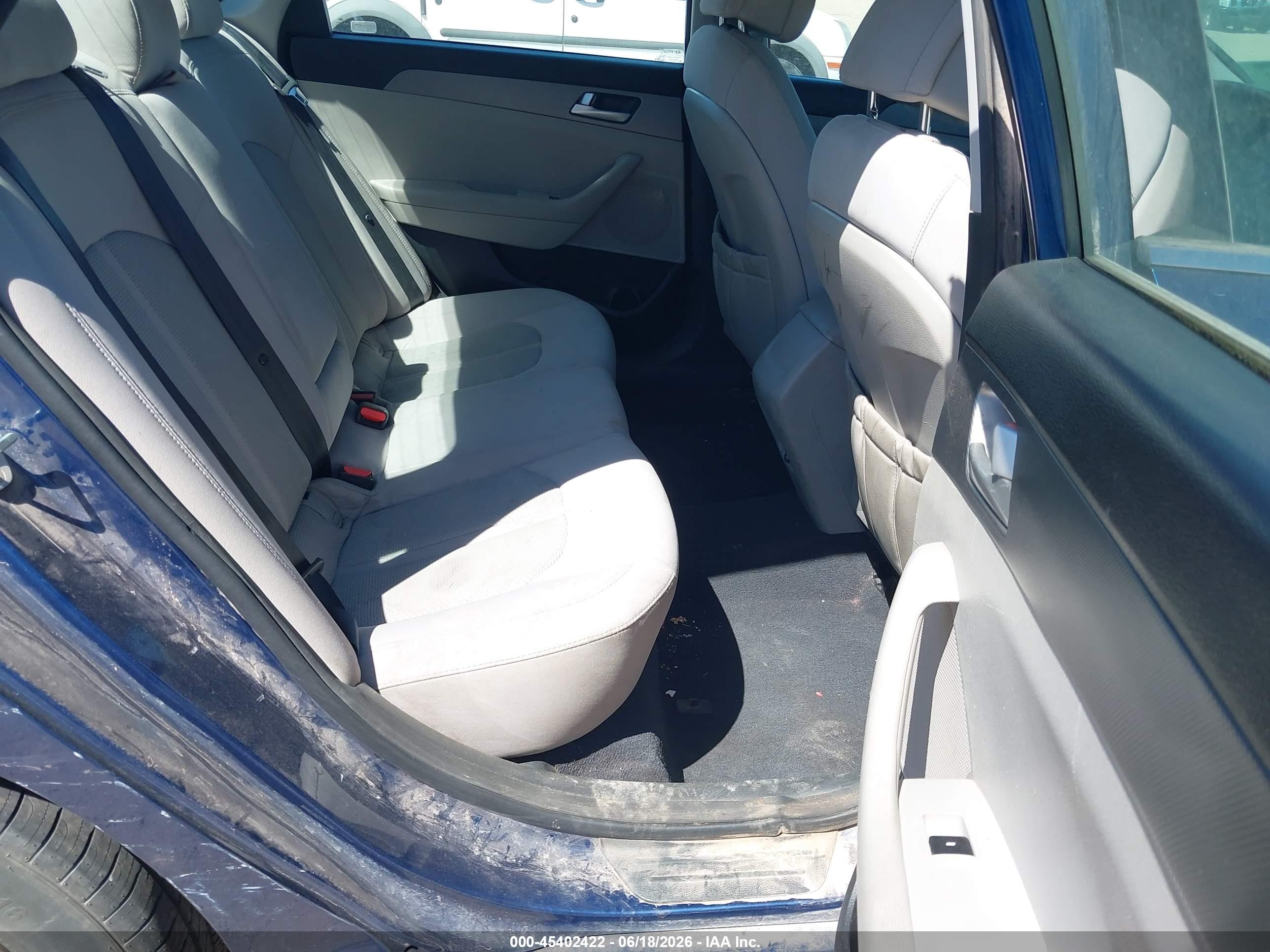 2015 Hyundai Sonata Se Blue vin: 5NPE24AF4FH063365