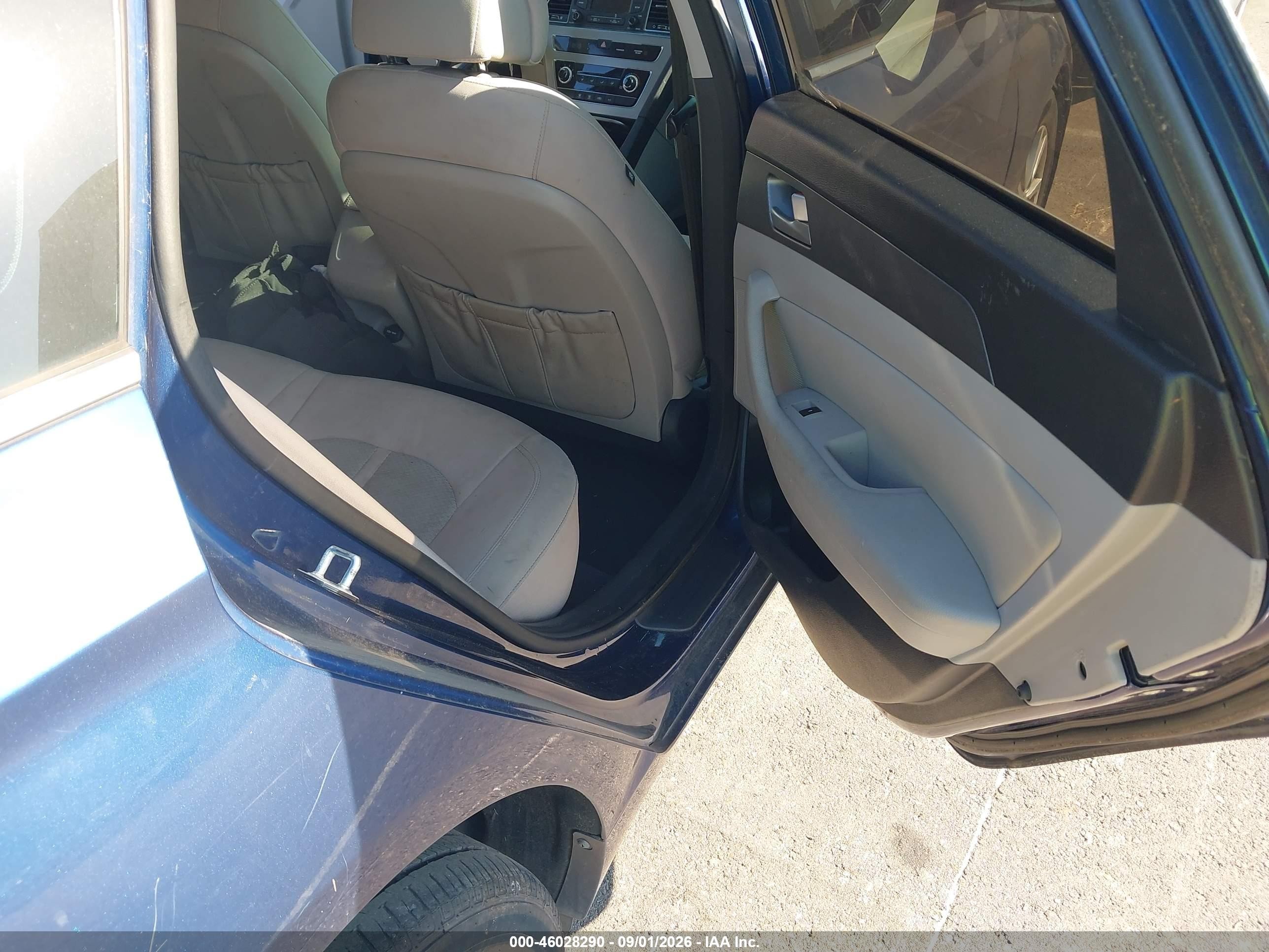 2015 Hyundai Sonata Se Blue vin: 5NPE24AF4FH072986