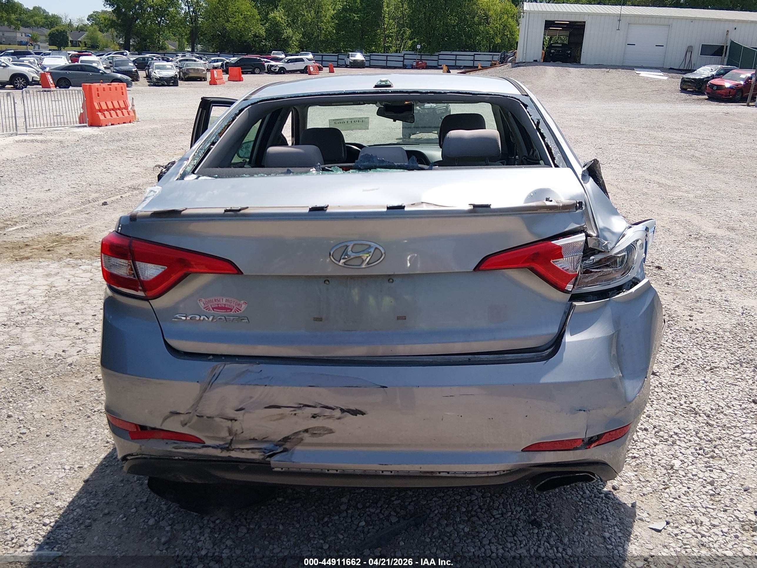 2015 Hyundai Sonata Se Silver vin: 5NPE24AF4FH073877