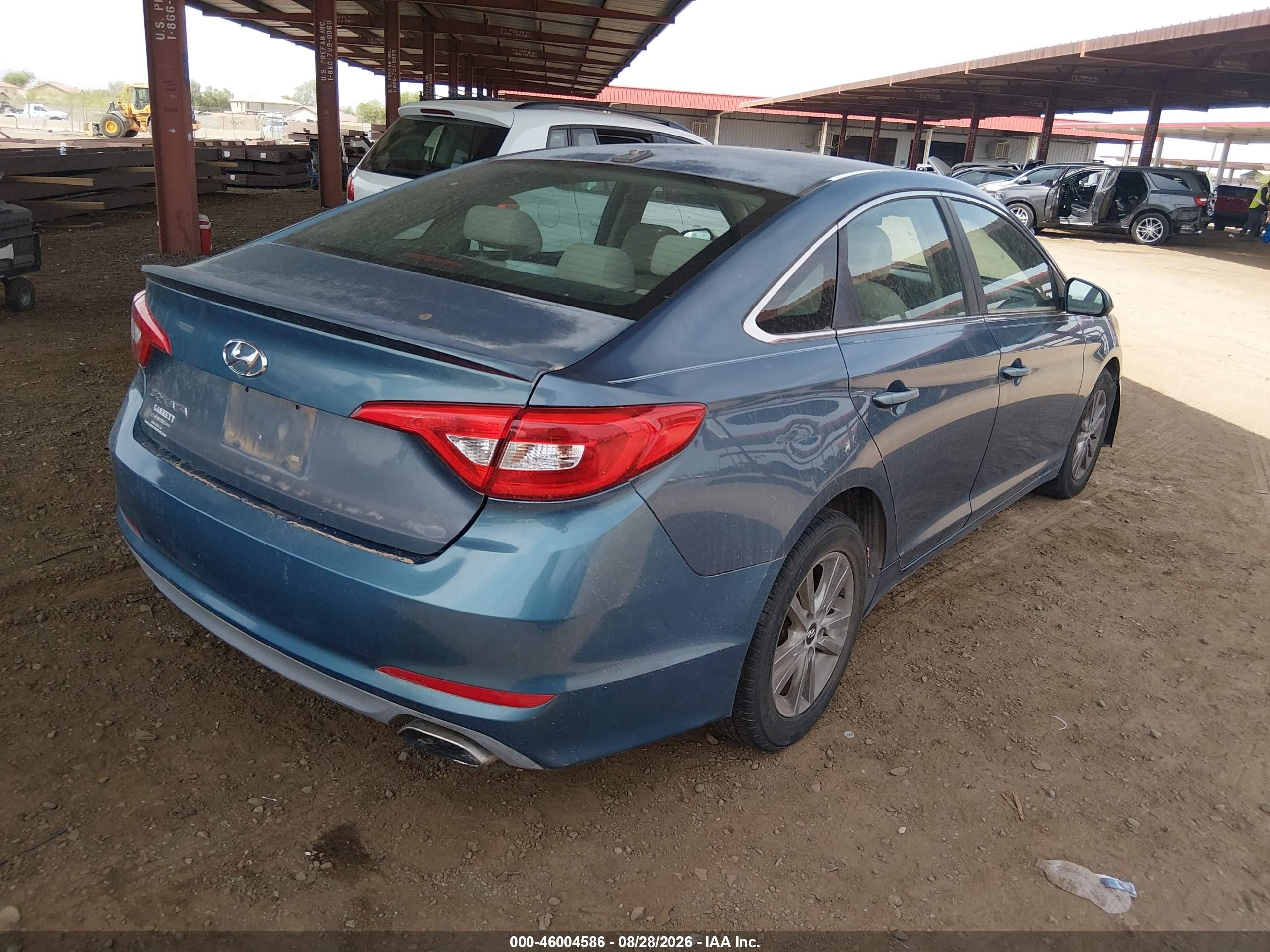 2015 Hyundai Sonata Se Blue vin: 5NPE24AF4FH118610