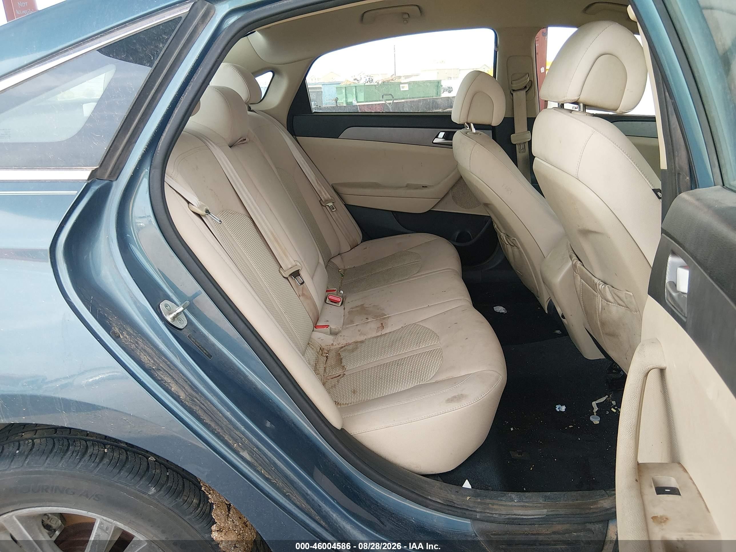 2015 Hyundai Sonata Se Blue vin: 5NPE24AF4FH118610