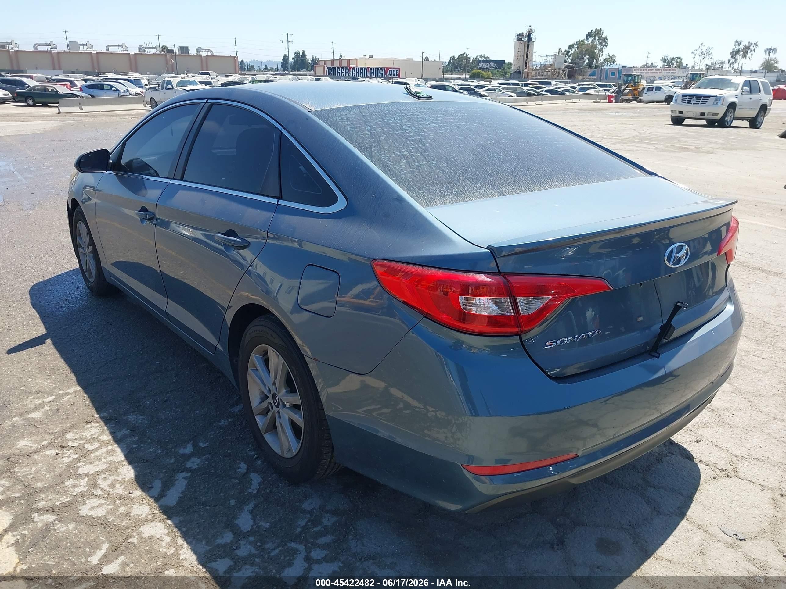 2015 Hyundai Sonata Se Blue vin: 5NPE24AF4FH119577