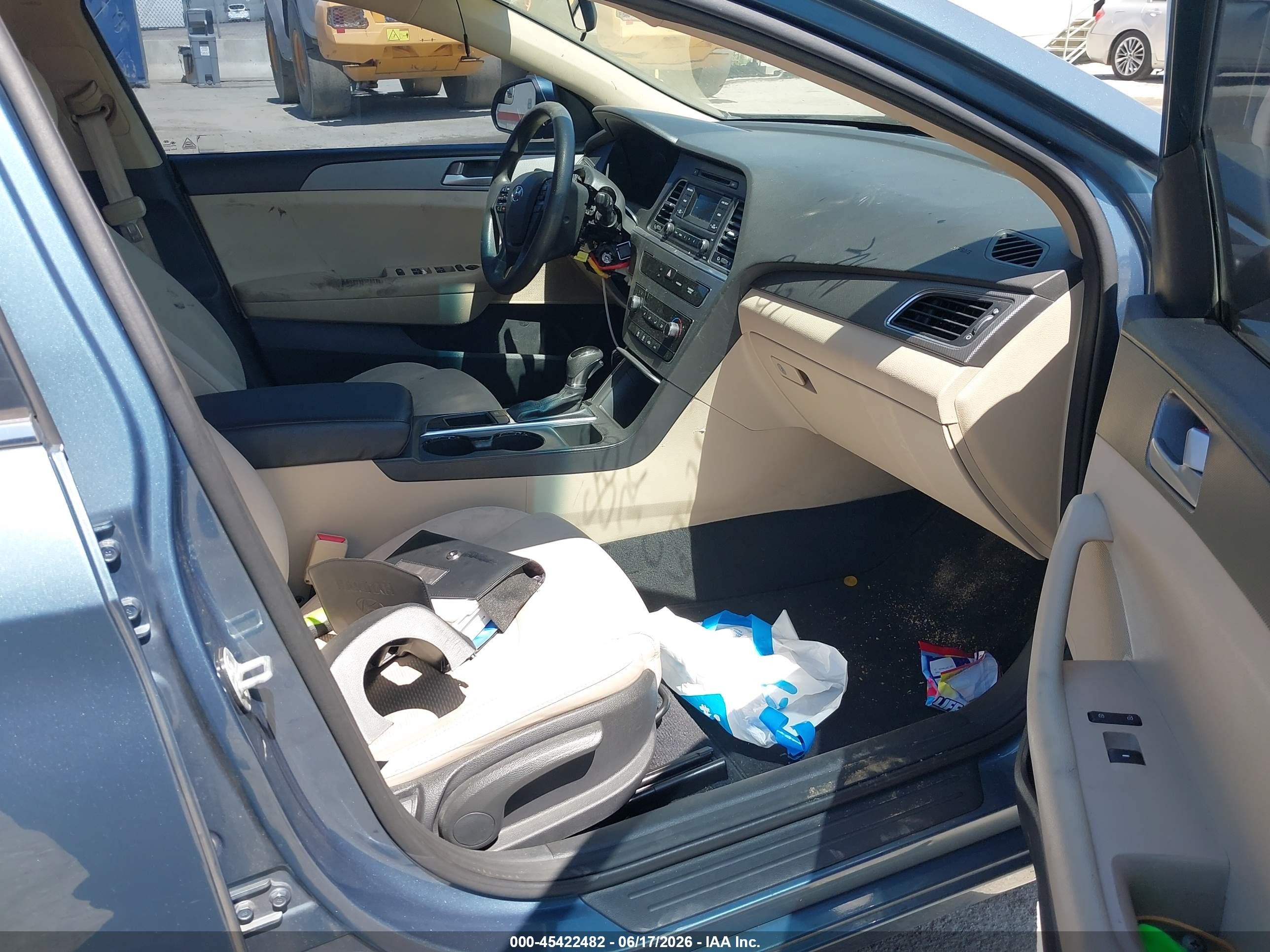 2015 Hyundai Sonata Se Blue vin: 5NPE24AF4FH119577