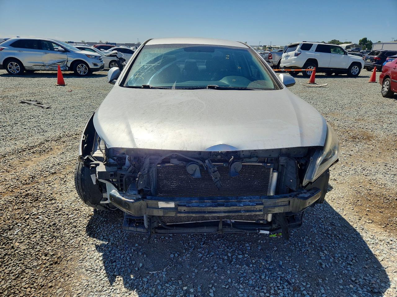 2015 Hyundai Sonata Se Silver vin: 5NPE24AF4FH141191