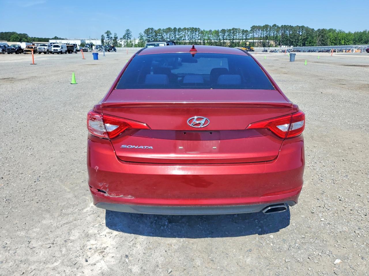 2015 Hyundai Sonata Se Burgundy vin: 5NPE24AF4FH143085