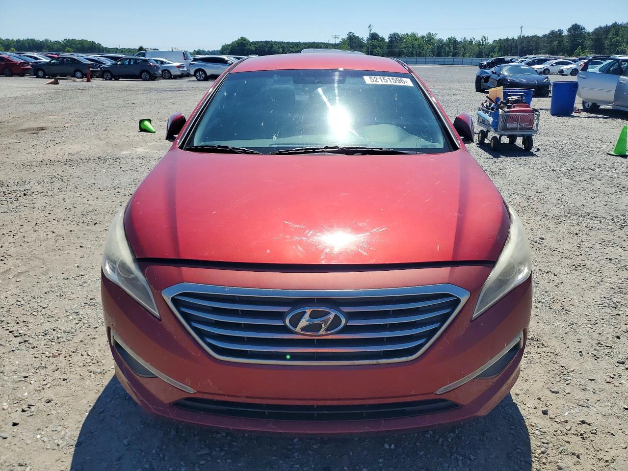 2015 Hyundai Sonata Se Burgundy vin: 5NPE24AF4FH143085