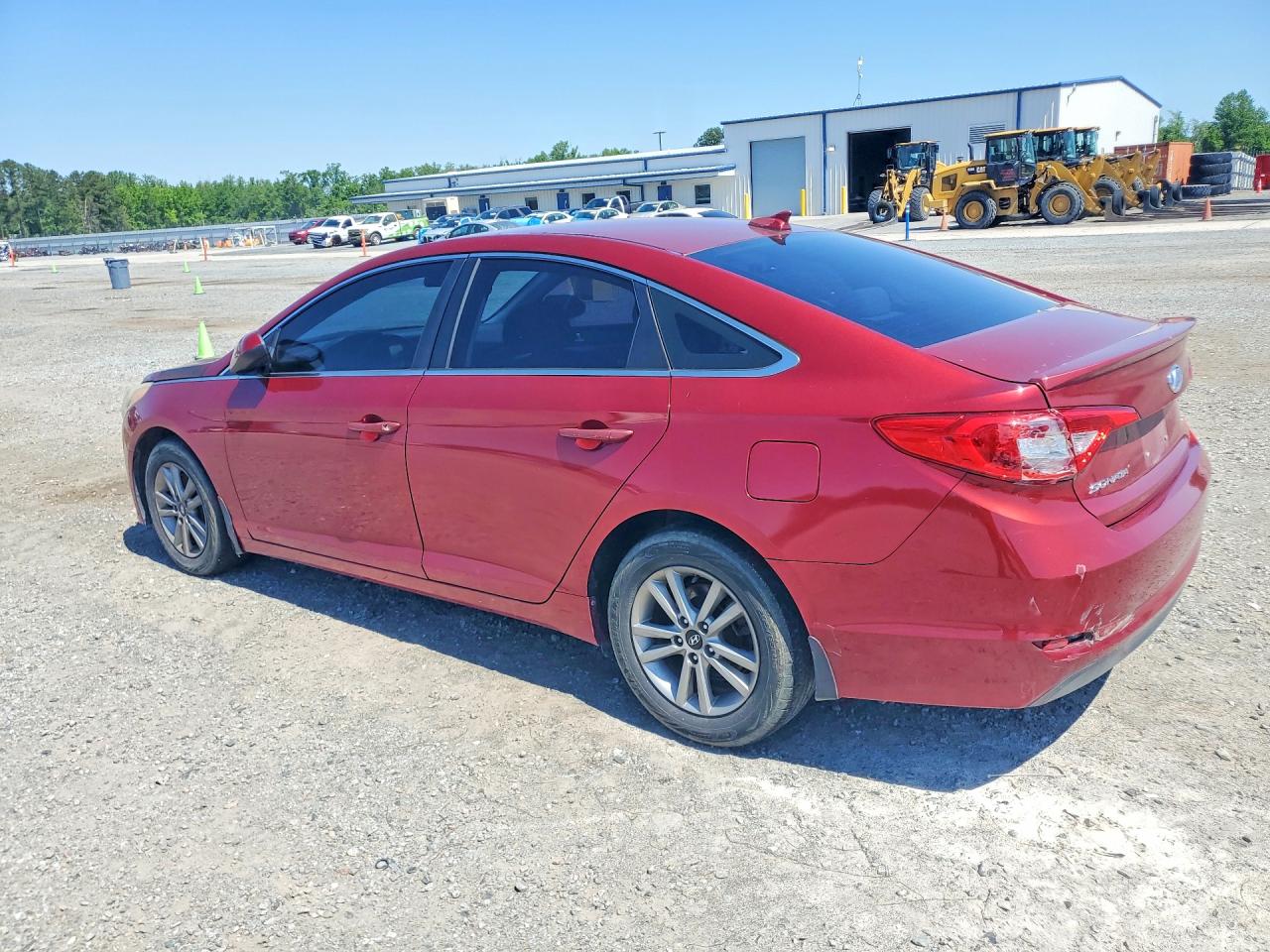2015 Hyundai Sonata Se Burgundy vin: 5NPE24AF4FH143085