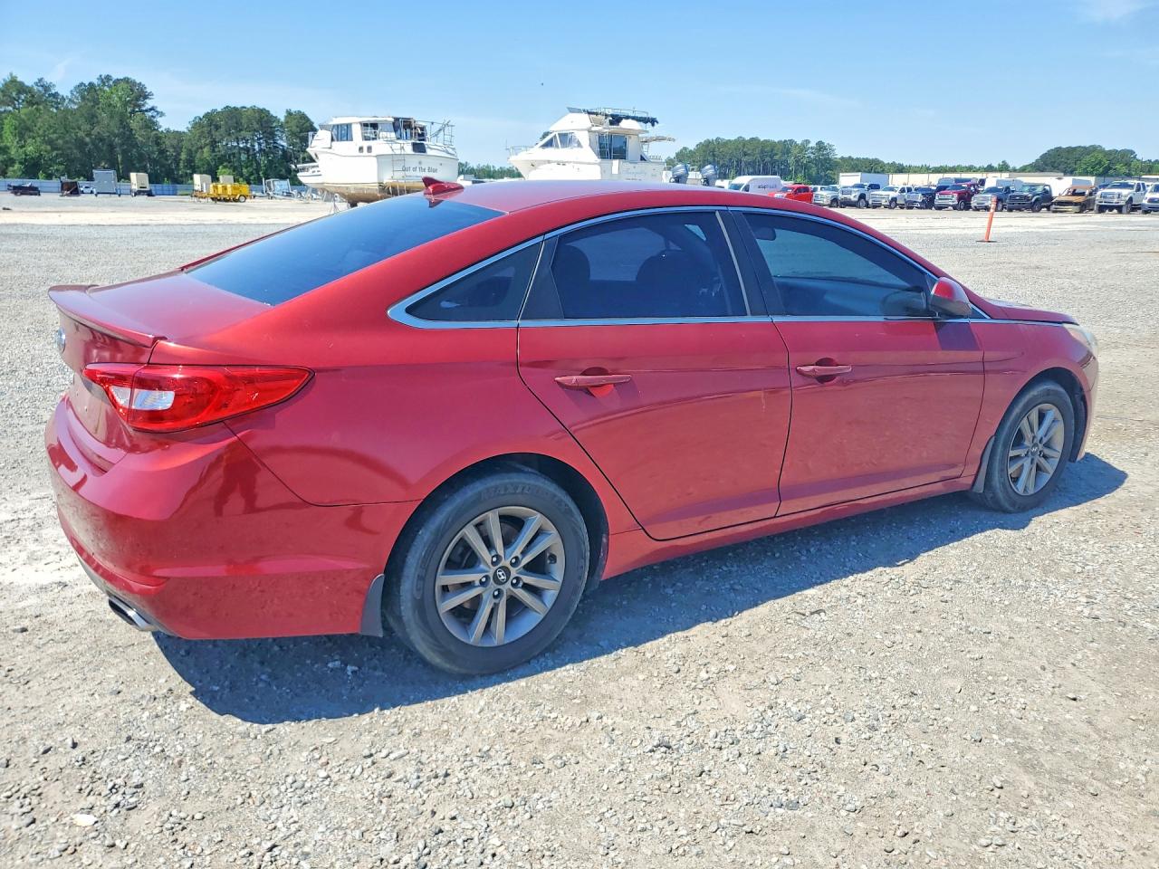 2015 Hyundai Sonata Se Burgundy vin: 5NPE24AF4FH143085