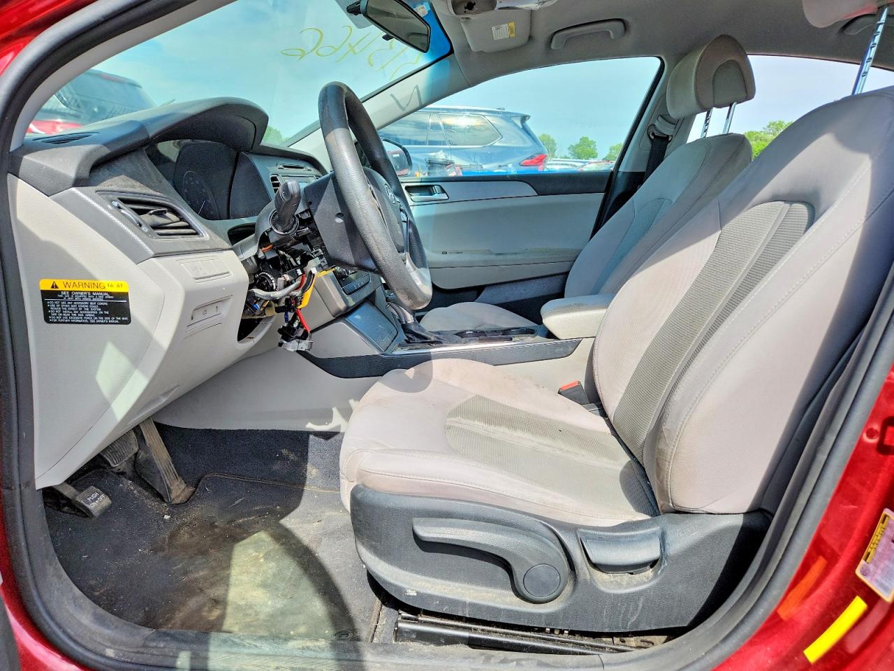 2015 Hyundai Sonata Se Red vin: 5NPE24AF4FH149257