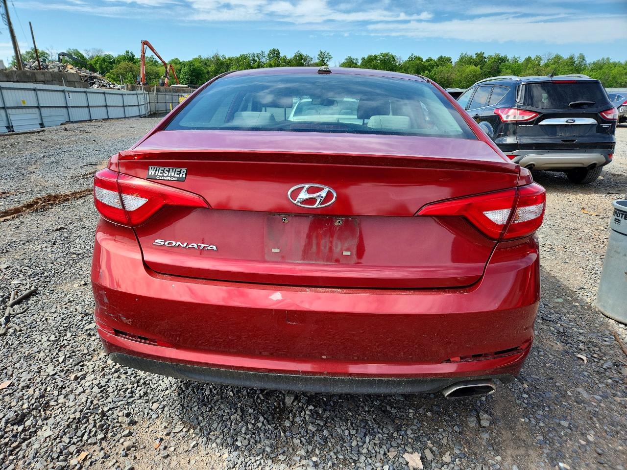 2015 Hyundai Sonata Se Red vin: 5NPE24AF4FH149257