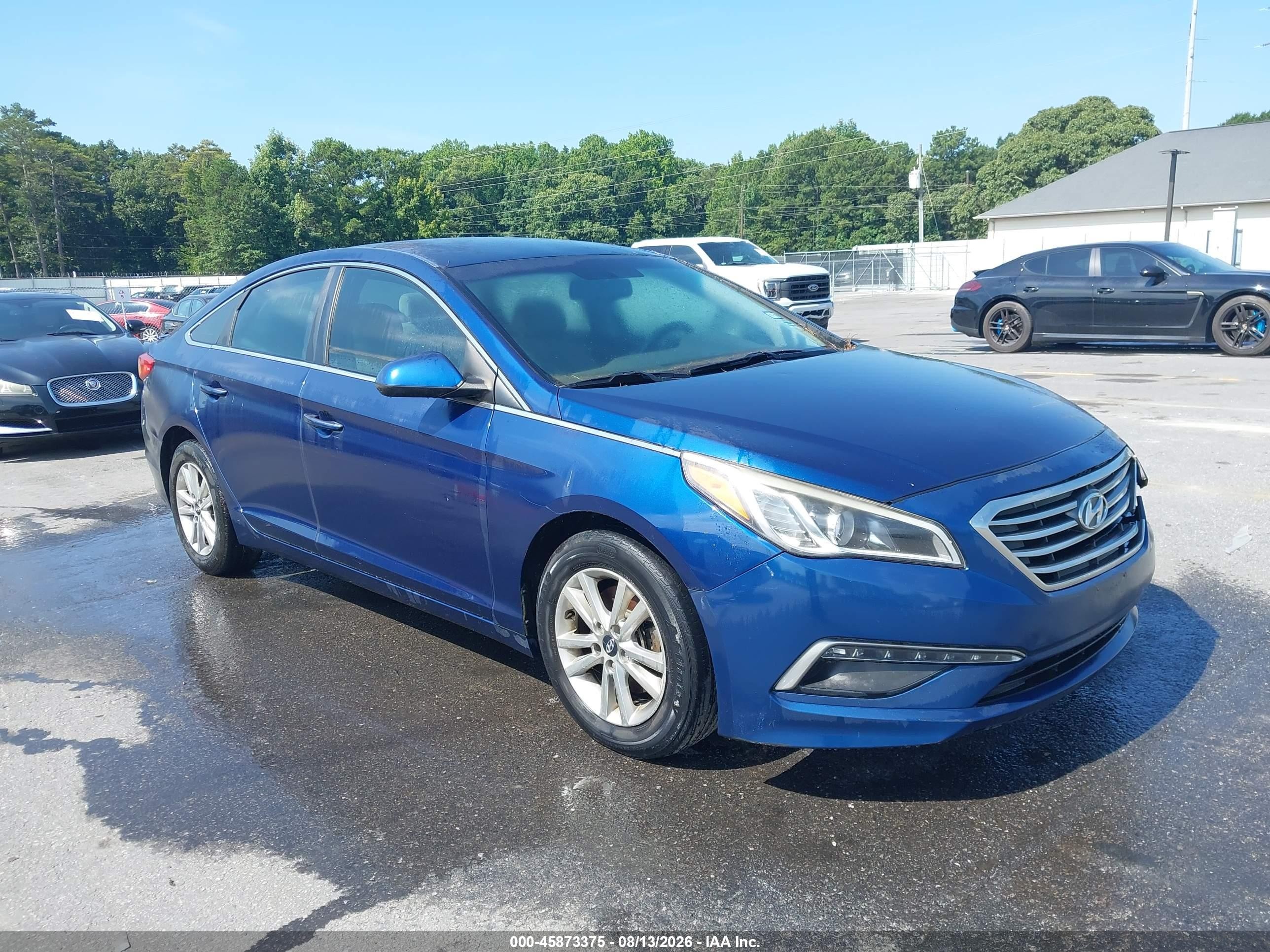 2015 Hyundai Sonata Se Blue vin: 5NPE24AF4FH156001