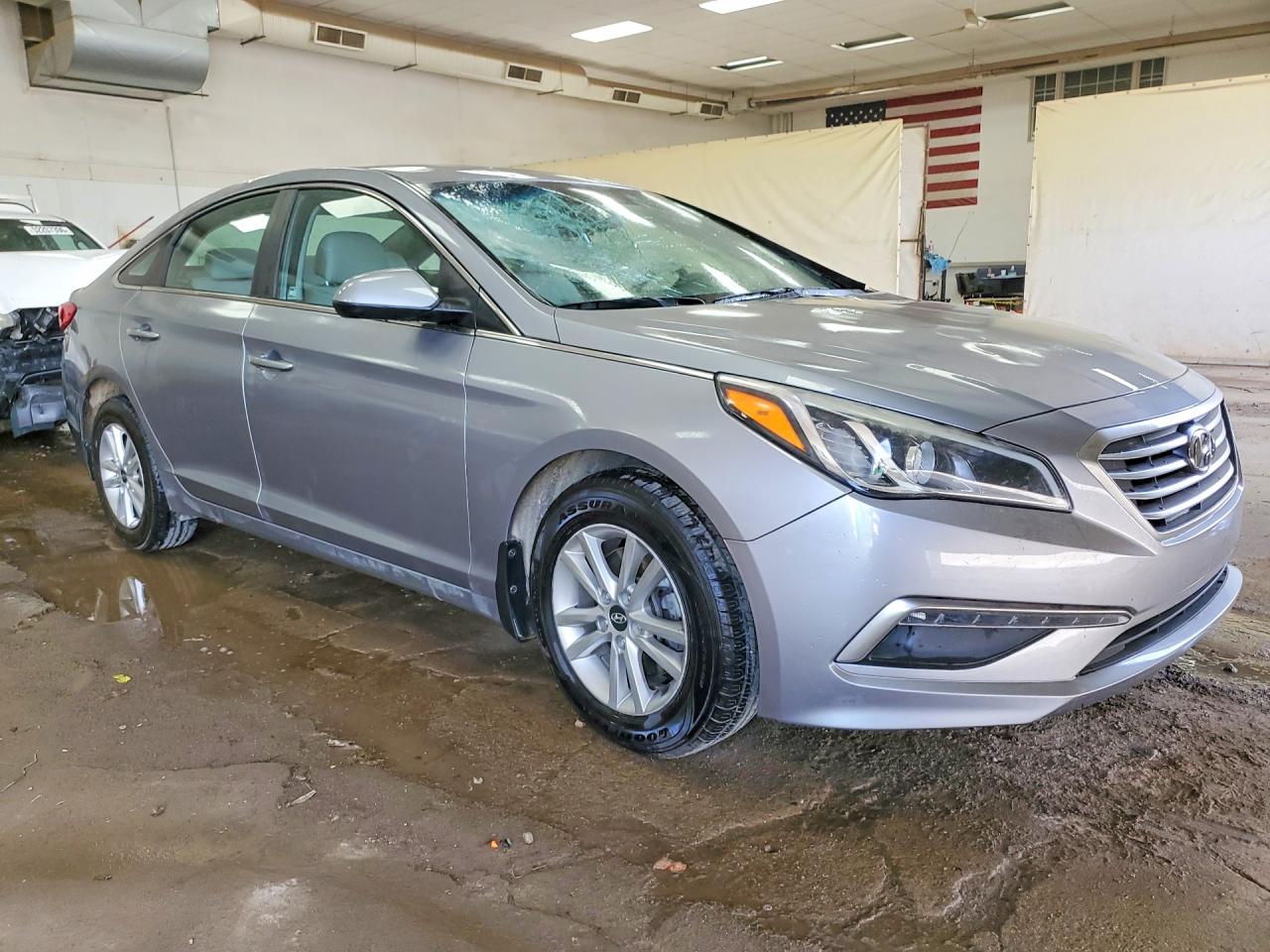 2015 Hyundai Sonata Se Gray vin: 5NPE24AF4FH156063