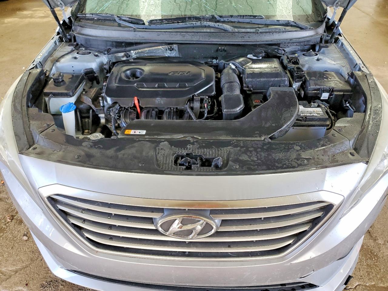 2015 Hyundai Sonata Se Gray vin: 5NPE24AF4FH156063