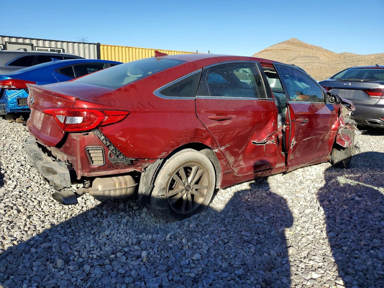 2015 Hyundai Sonata Se Burgundy vin: 5NPE24AF4FH173378