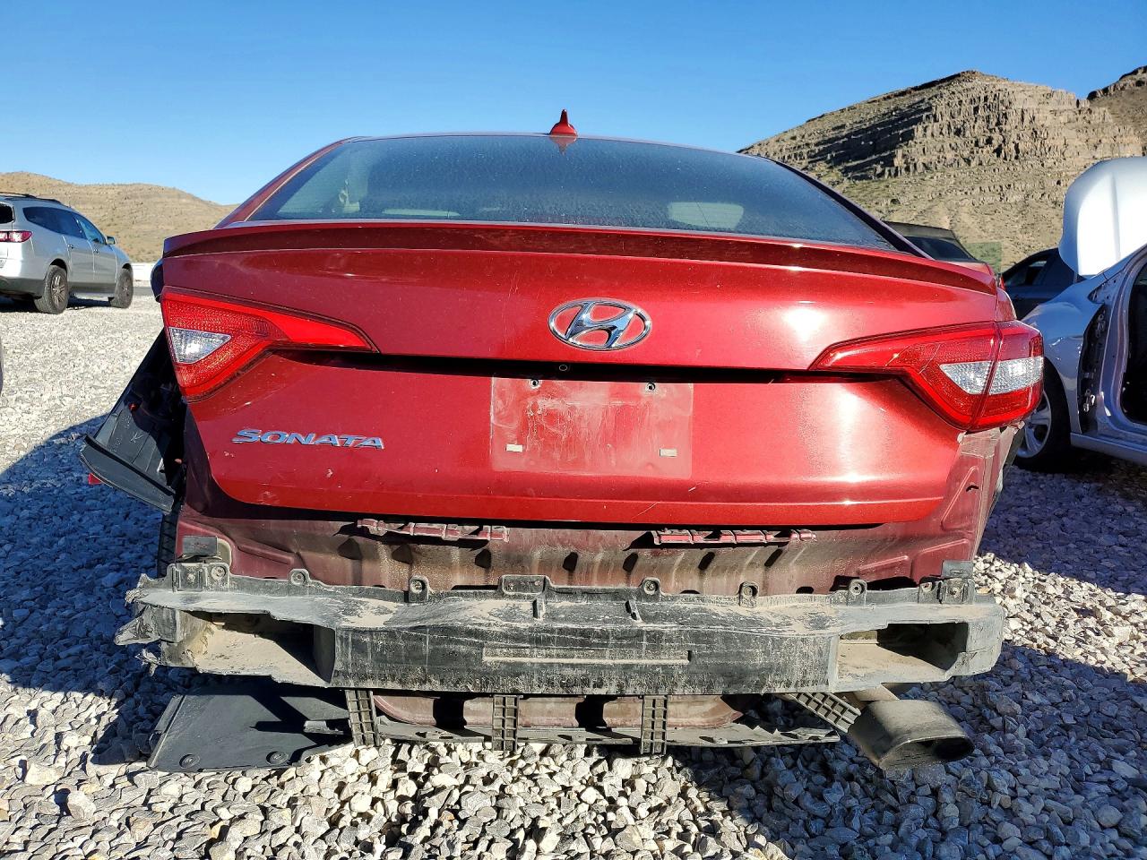 2015 Hyundai Sonata Se Burgundy vin: 5NPE24AF4FH173378