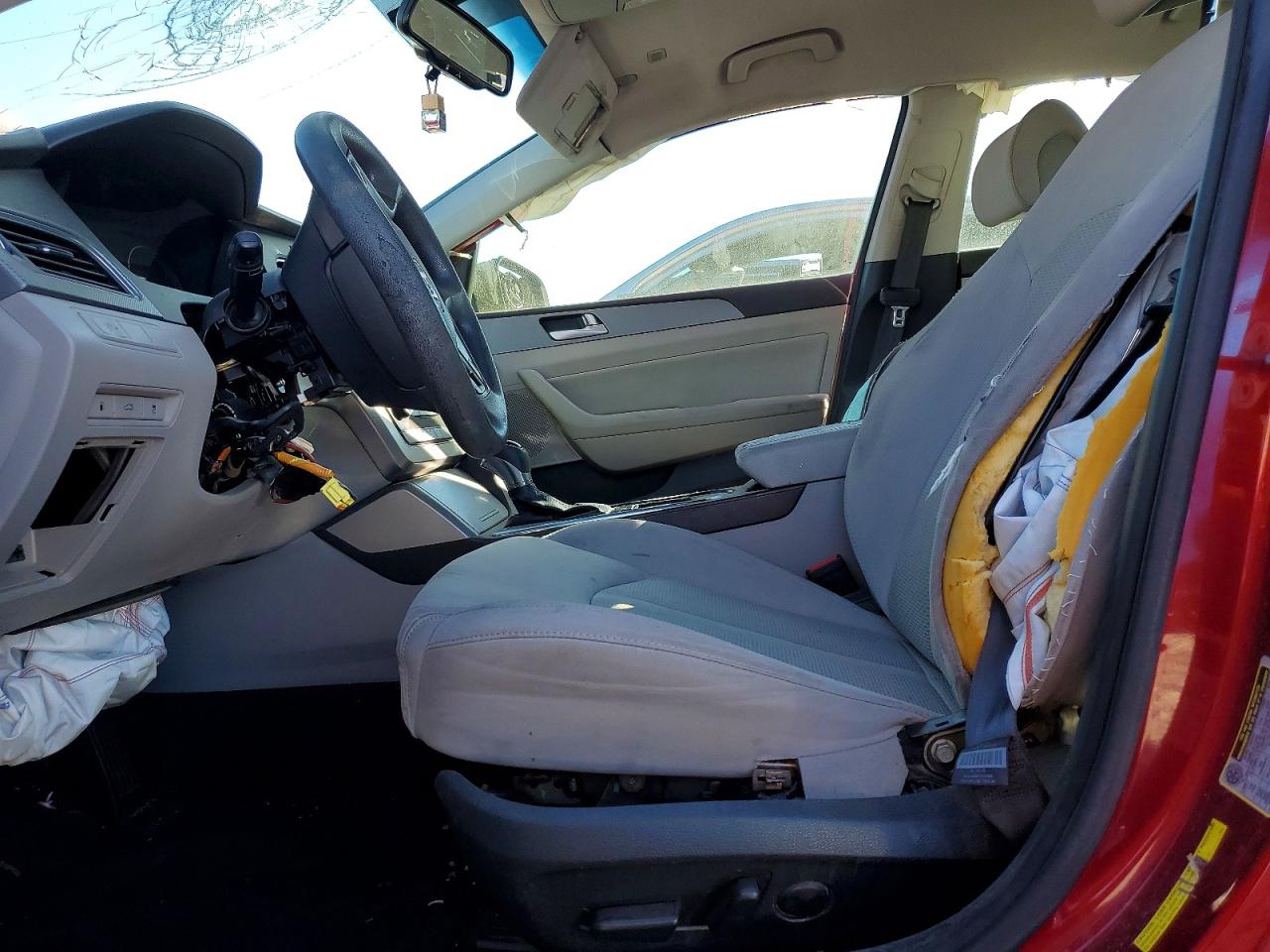 2015 Hyundai Sonata Se Burgundy vin: 5NPE24AF4FH173378