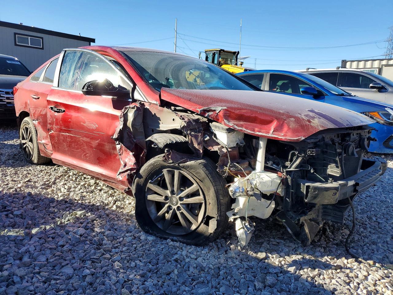 2015 Hyundai Sonata Se Burgundy vin: 5NPE24AF4FH173378