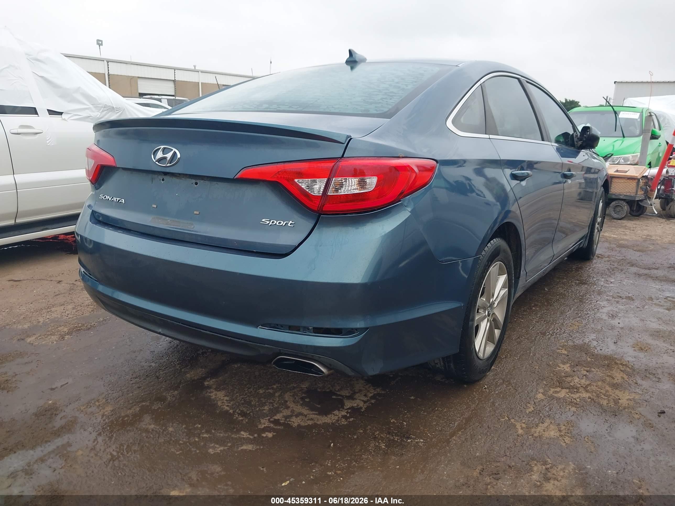 2015 Hyundai Sonata Se Blue vin: 5NPE24AF4FH175812