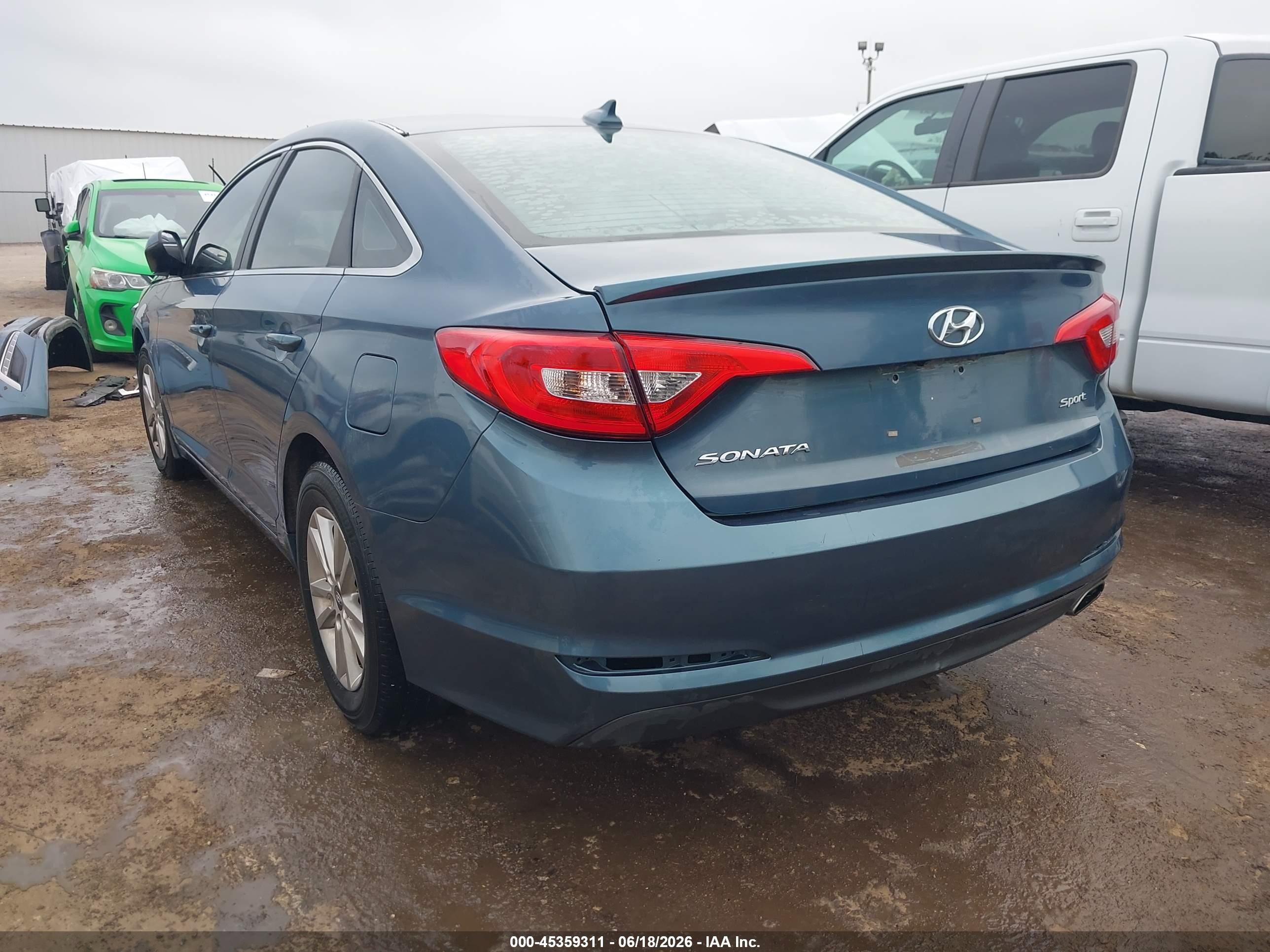 2015 Hyundai Sonata Se Blue vin: 5NPE24AF4FH175812