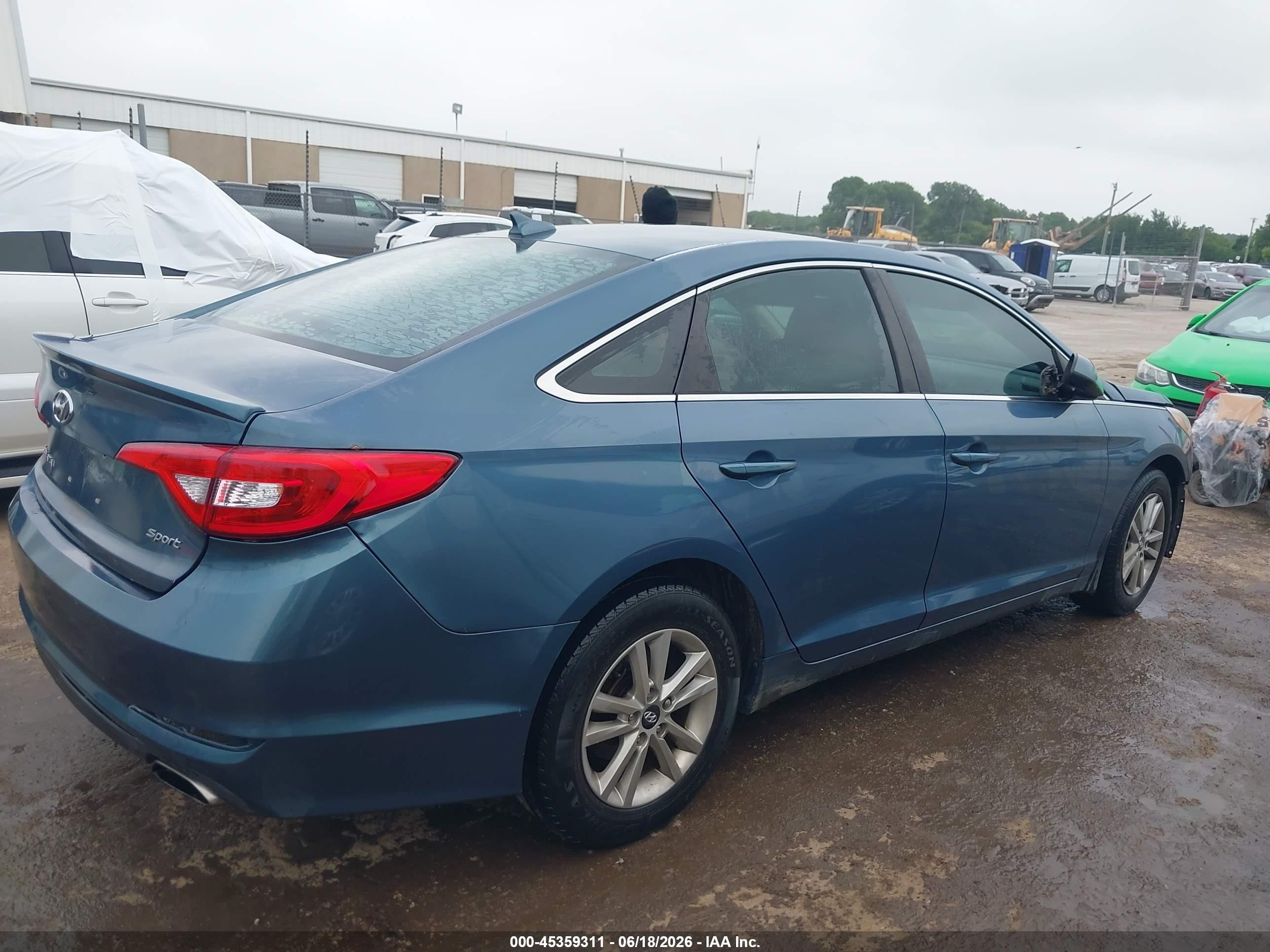 2015 Hyundai Sonata Se Blue vin: 5NPE24AF4FH175812