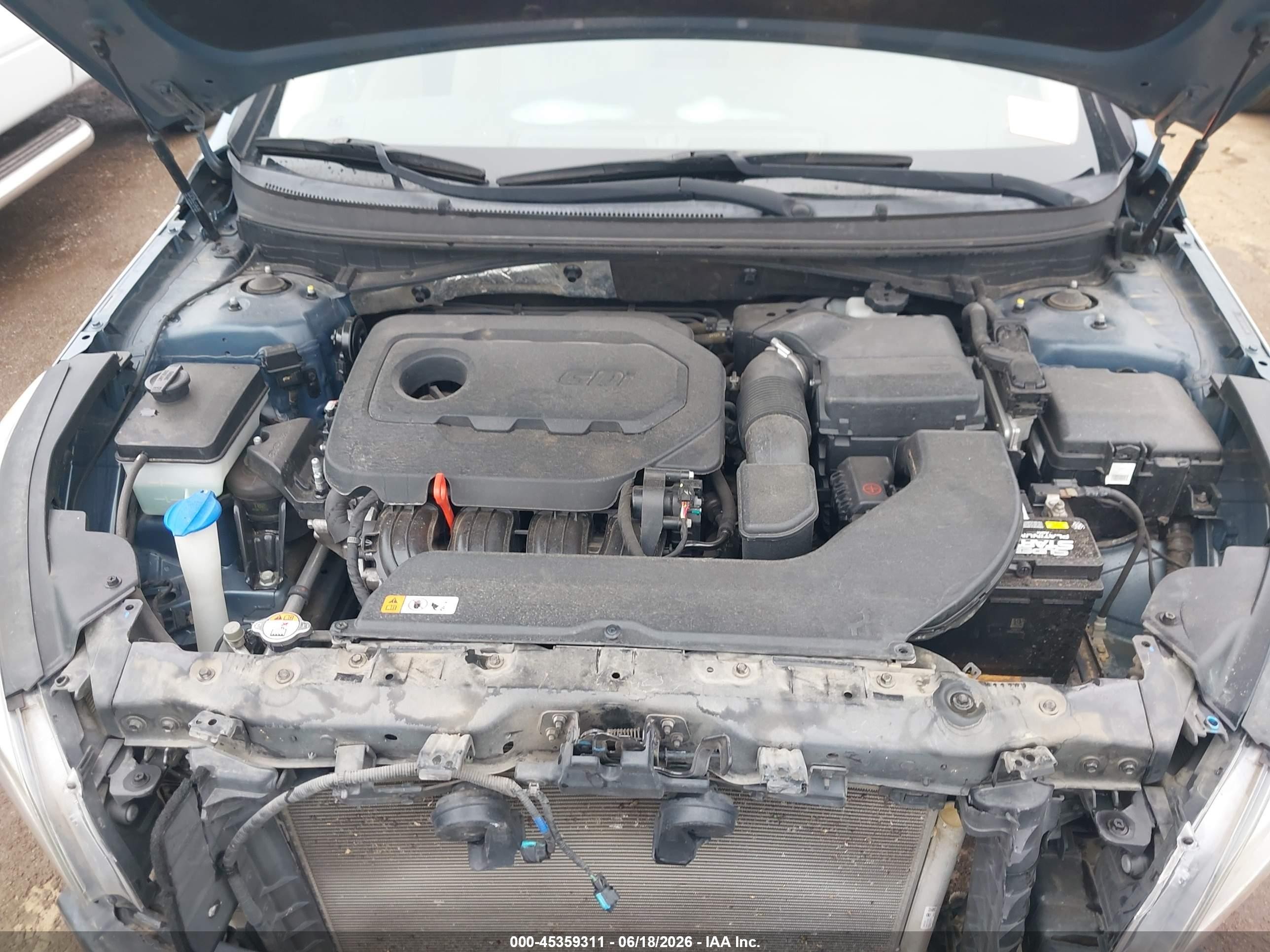 2015 Hyundai Sonata Se Blue vin: 5NPE24AF4FH175812
