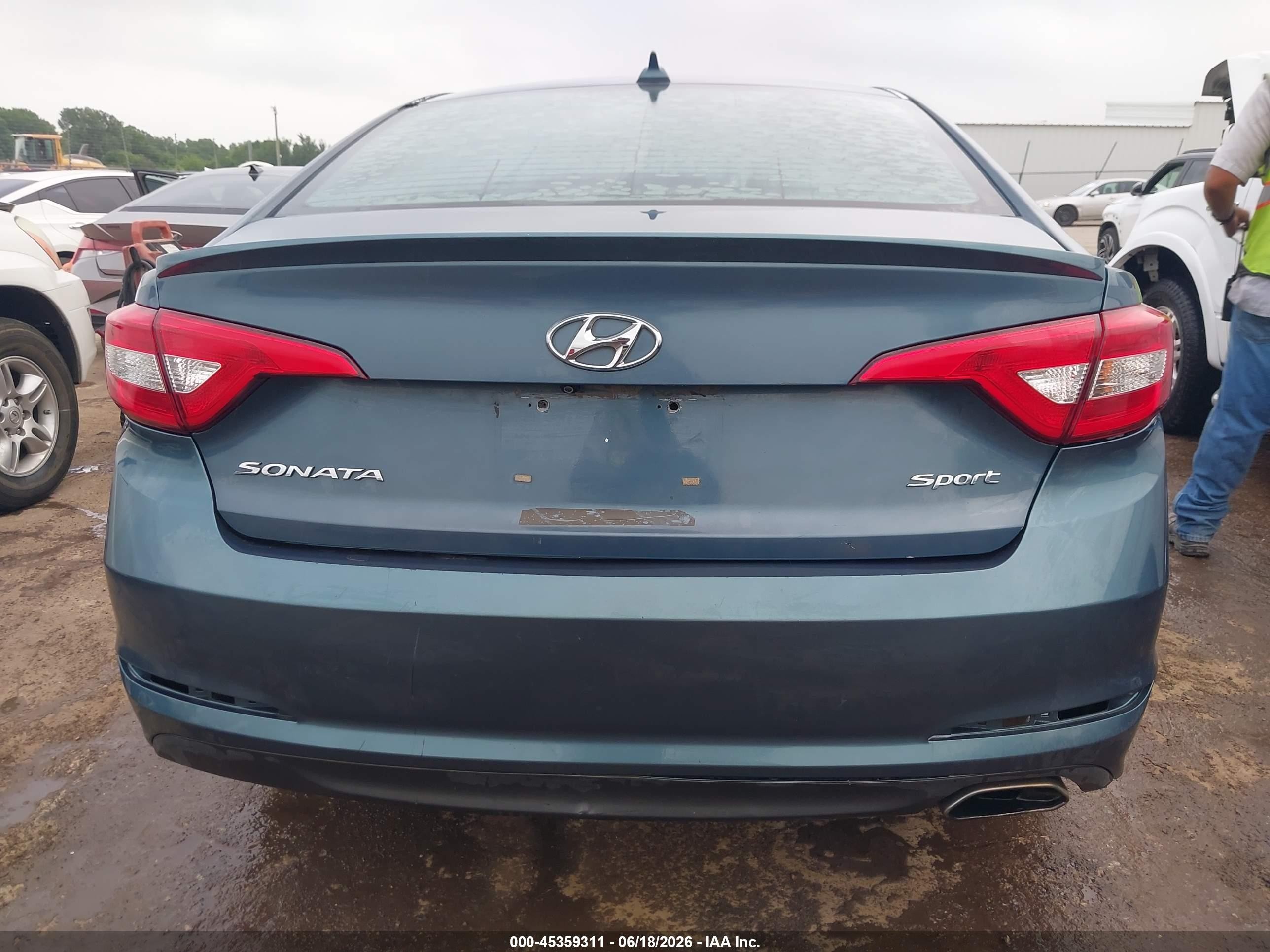 2015 Hyundai Sonata Se Blue vin: 5NPE24AF4FH175812