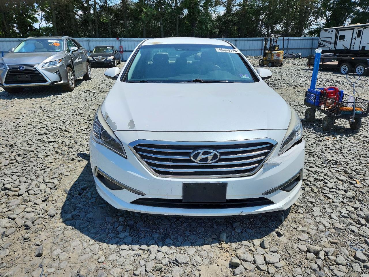 2015 Hyundai Sonata Se White vin: 5NPE24AF4FH176443