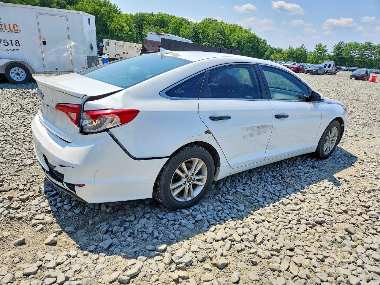 2015 Hyundai Sonata Se White vin: 5NPE24AF4FH176443