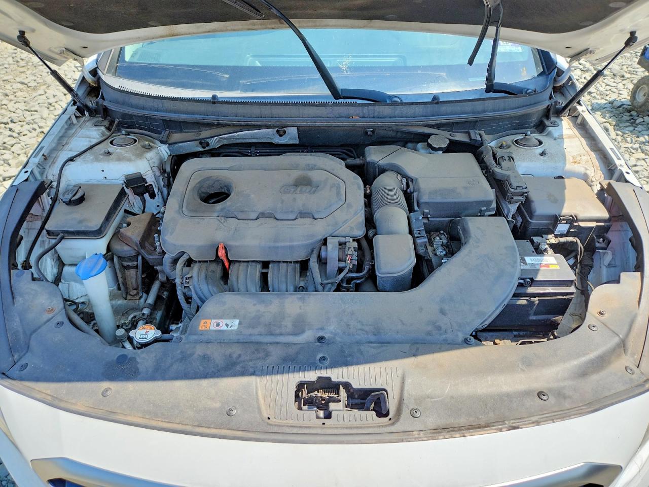 2015 Hyundai Sonata Se White vin: 5NPE24AF4FH176443