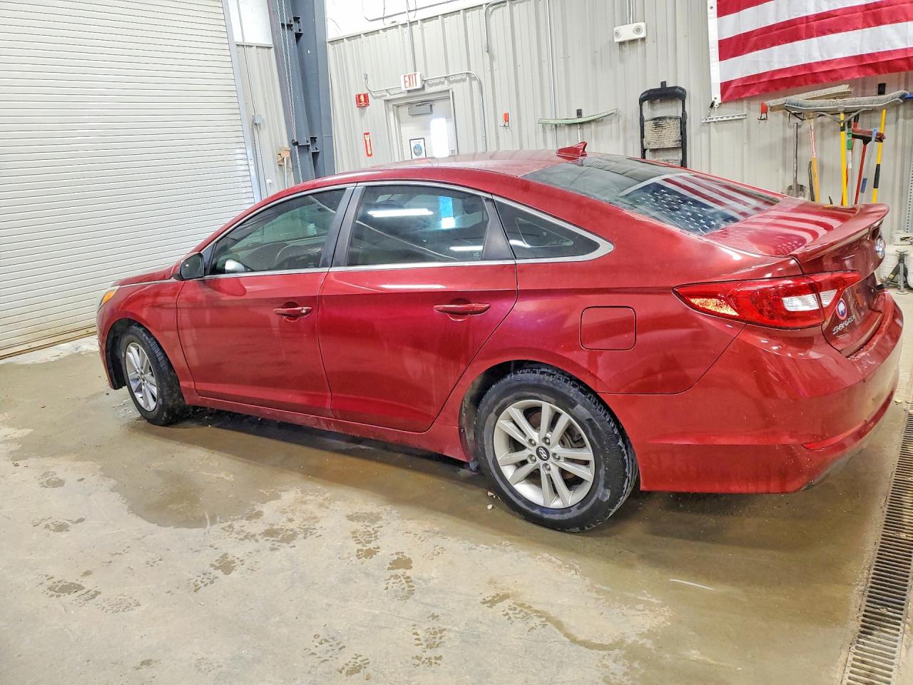2015 Hyundai Sonata Se Red vin: 5NPE24AF4FH176961