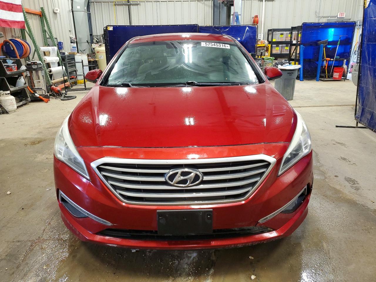2015 Hyundai Sonata Se Red vin: 5NPE24AF4FH176961